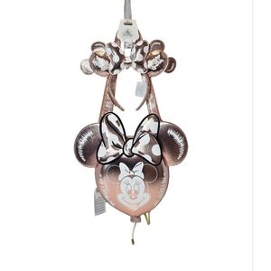 Disney Parks Loungefly Rose Gold Minnie Mouse Balloon Crossbody Bag & Ears - NWT